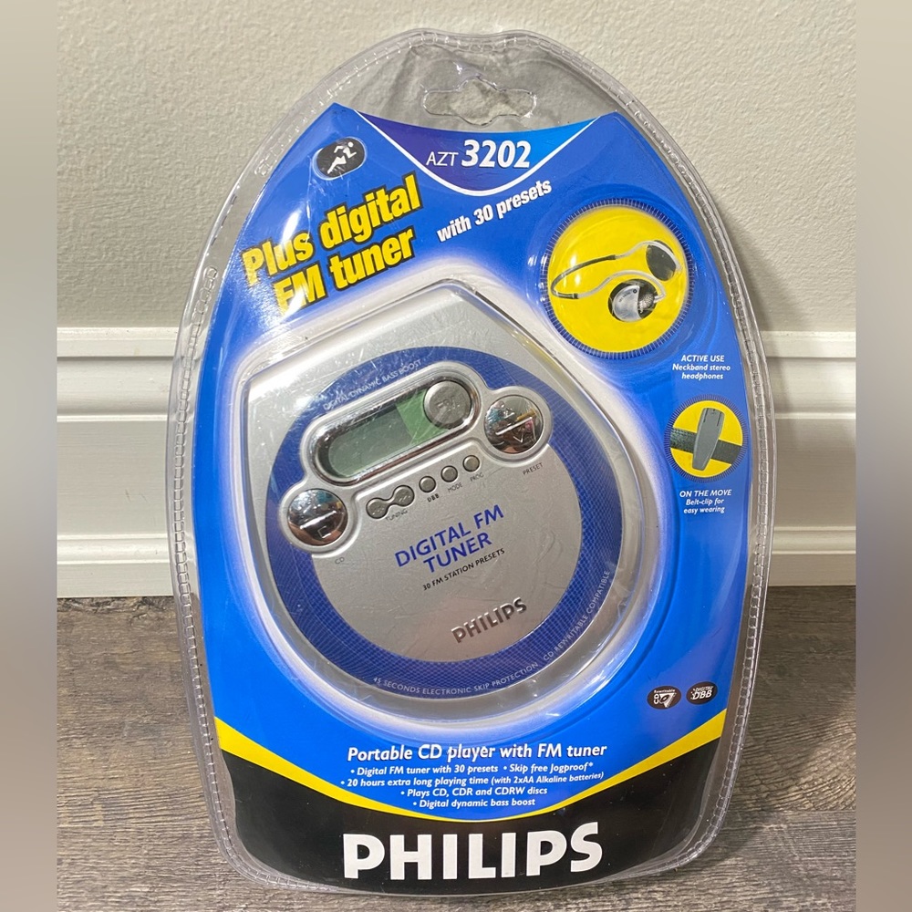NEW - PHILIPS AZT3202 Personal CD Player